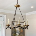 Lavenella Brass Chandelier-Moonnatur