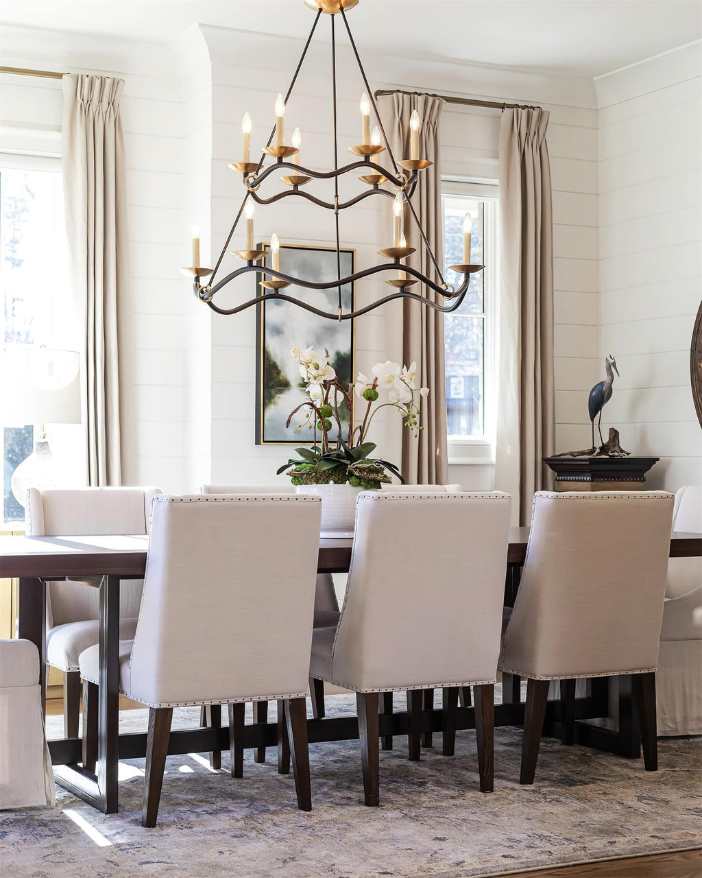 Ambellark Brass Chandelier-Moonnatur