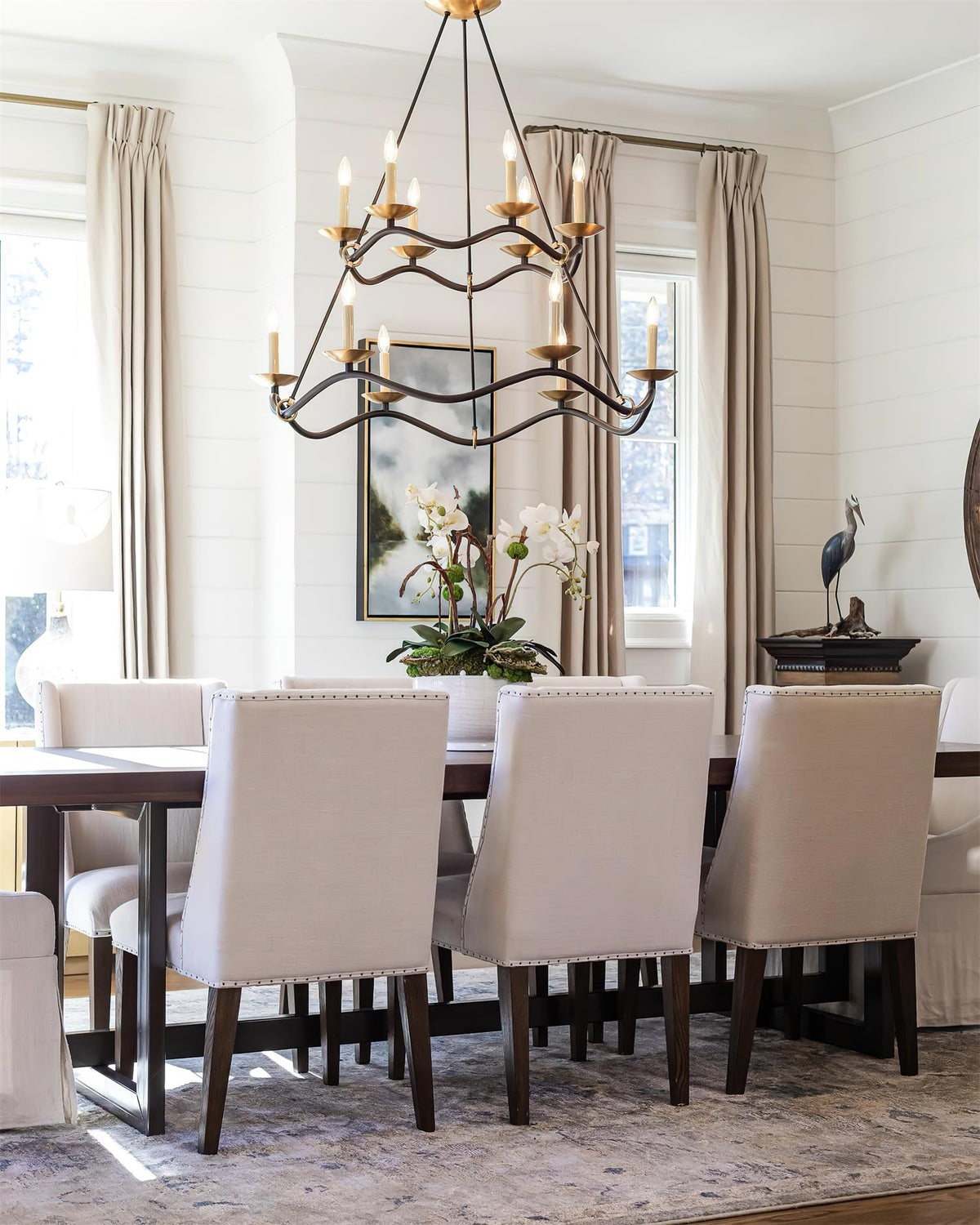 Ambellark Brass Chandelier-Moonnatur