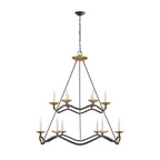 Ambellark Brass Chandelier-Moonnatur