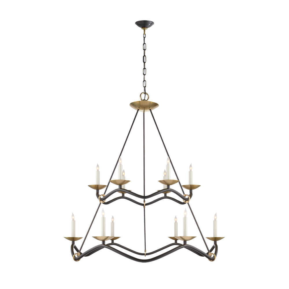 Ambellark Brass Chandelier-Moonnatur