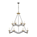 Ambellark Brass Chandelier-Moonnatur