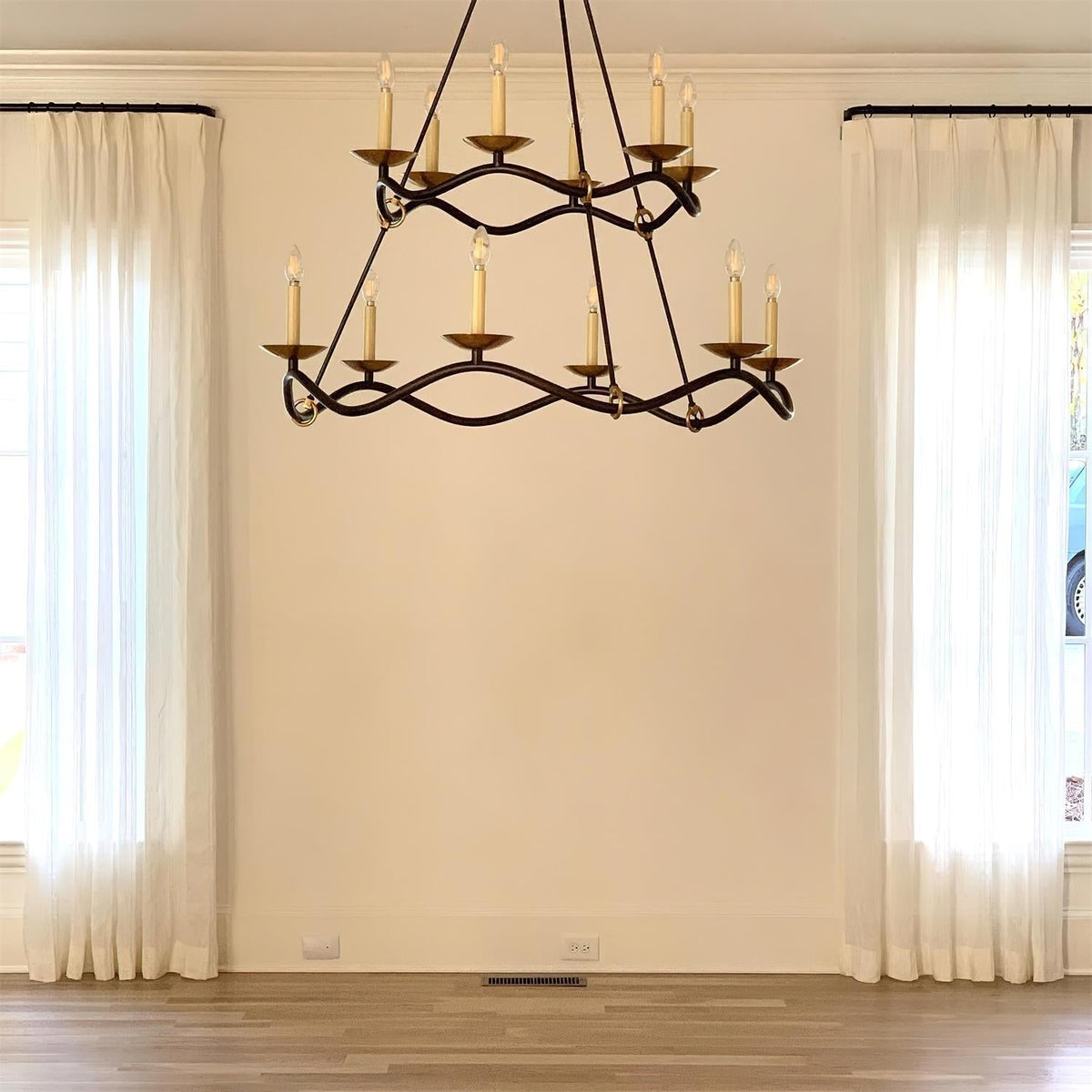 Ambellark Brass Chandelier-Moonnatur