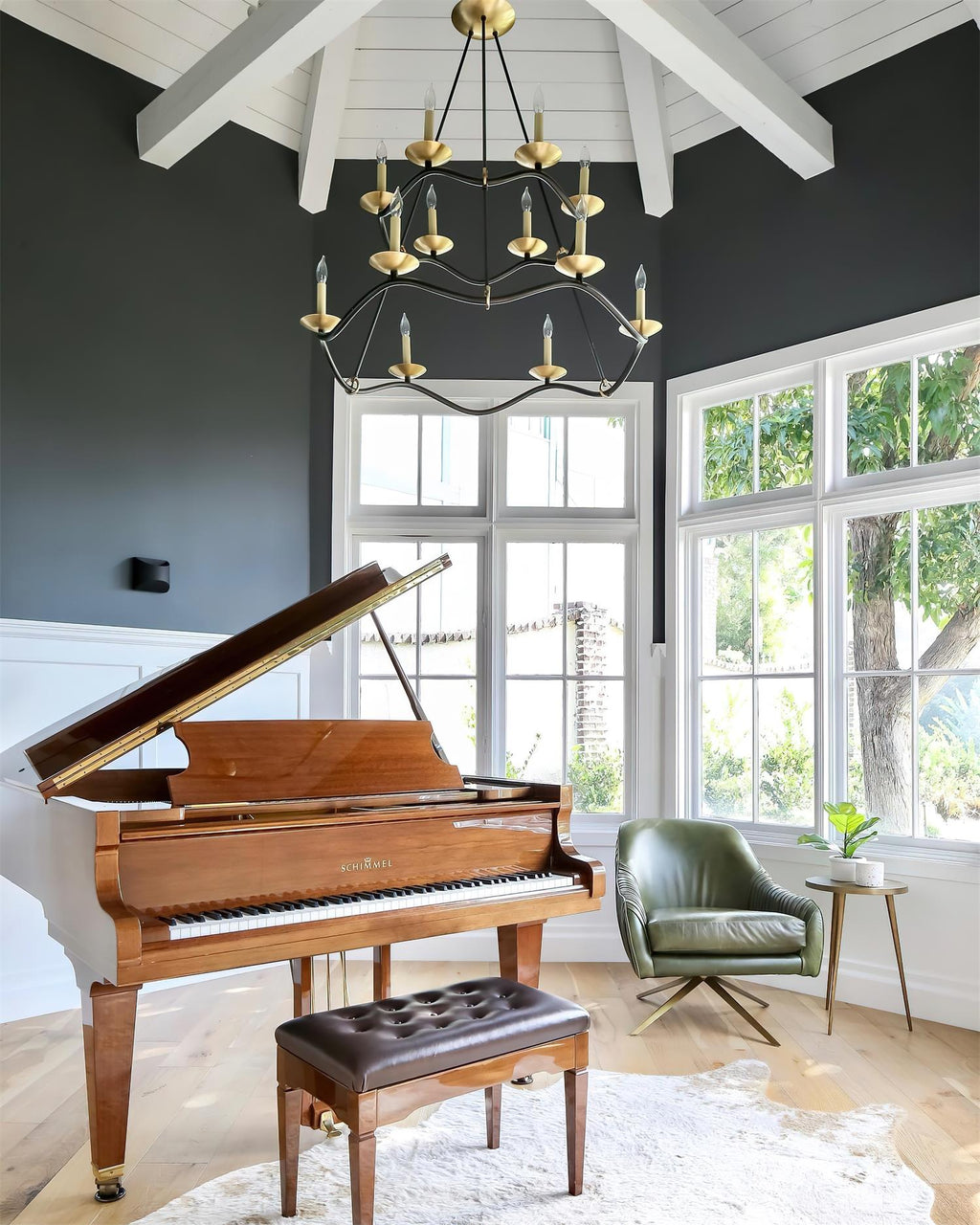 Ambellark Brass Chandelier-Moonnatur