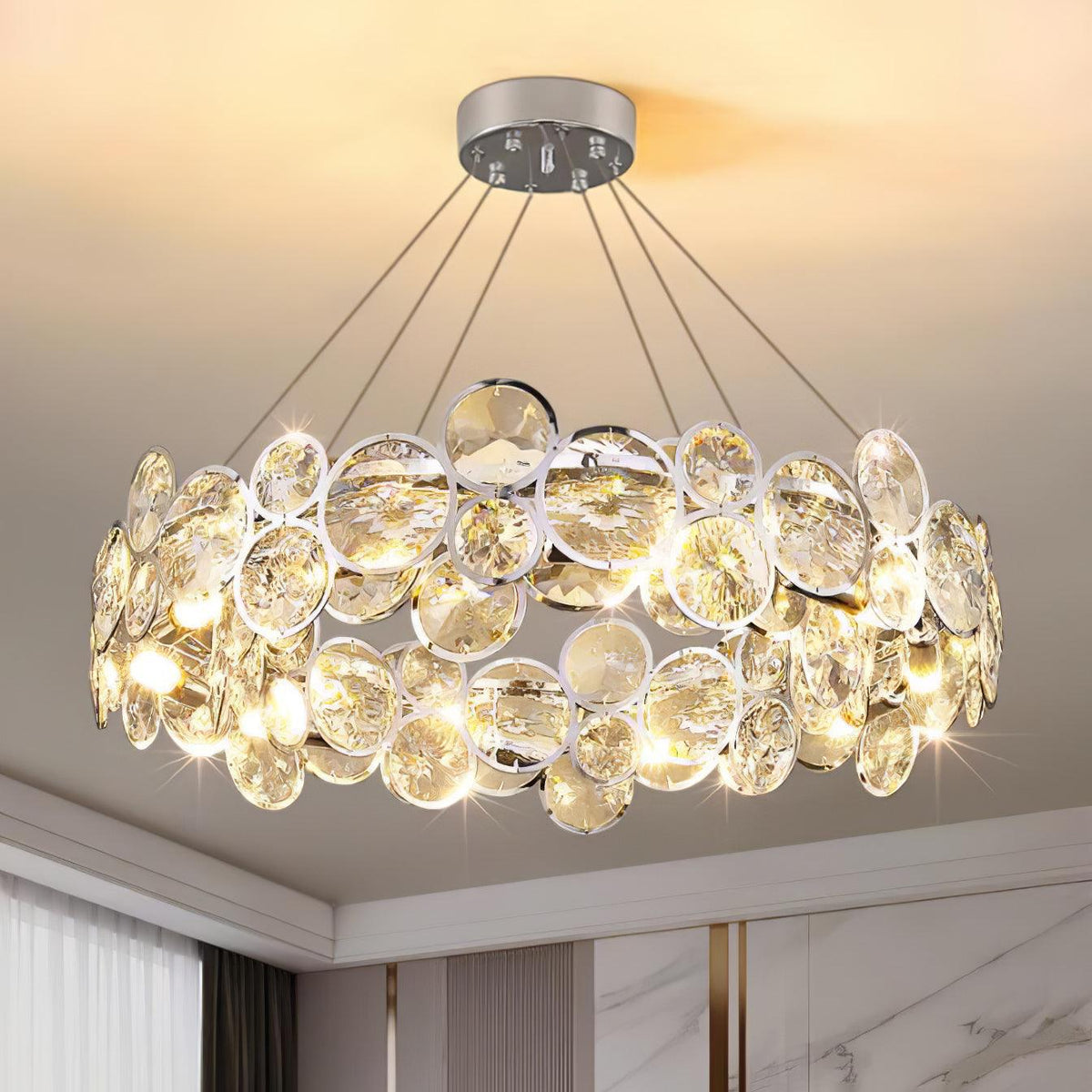 Orlenwyn Crystal Chandelier-Moonnatur