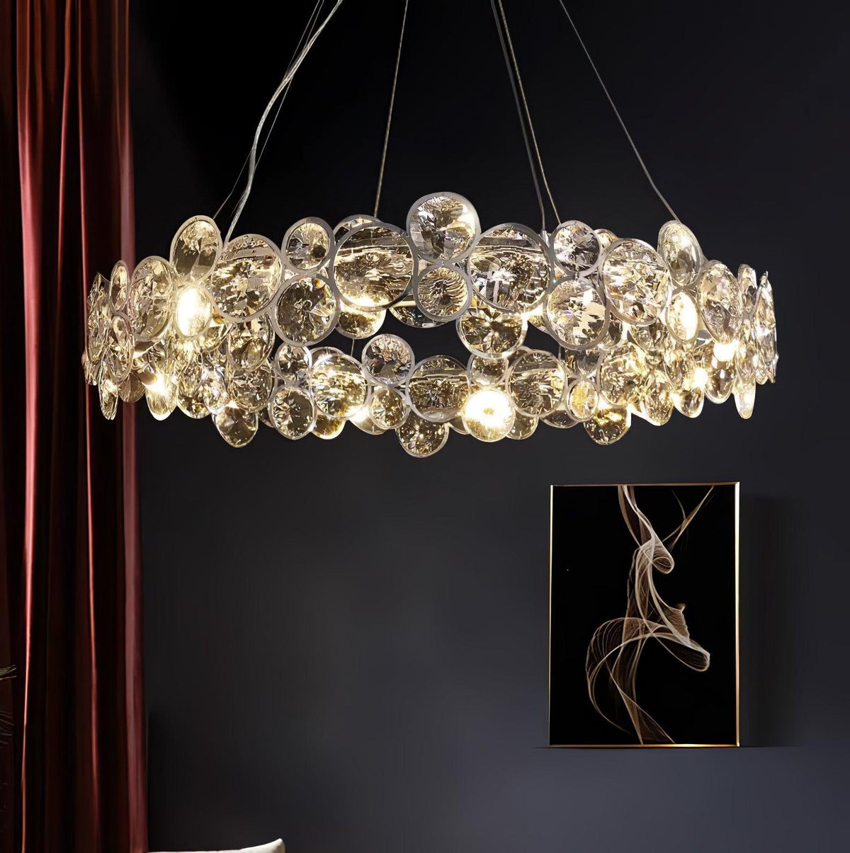 Orlenwyn Crystal Chandelier-Moonnatur