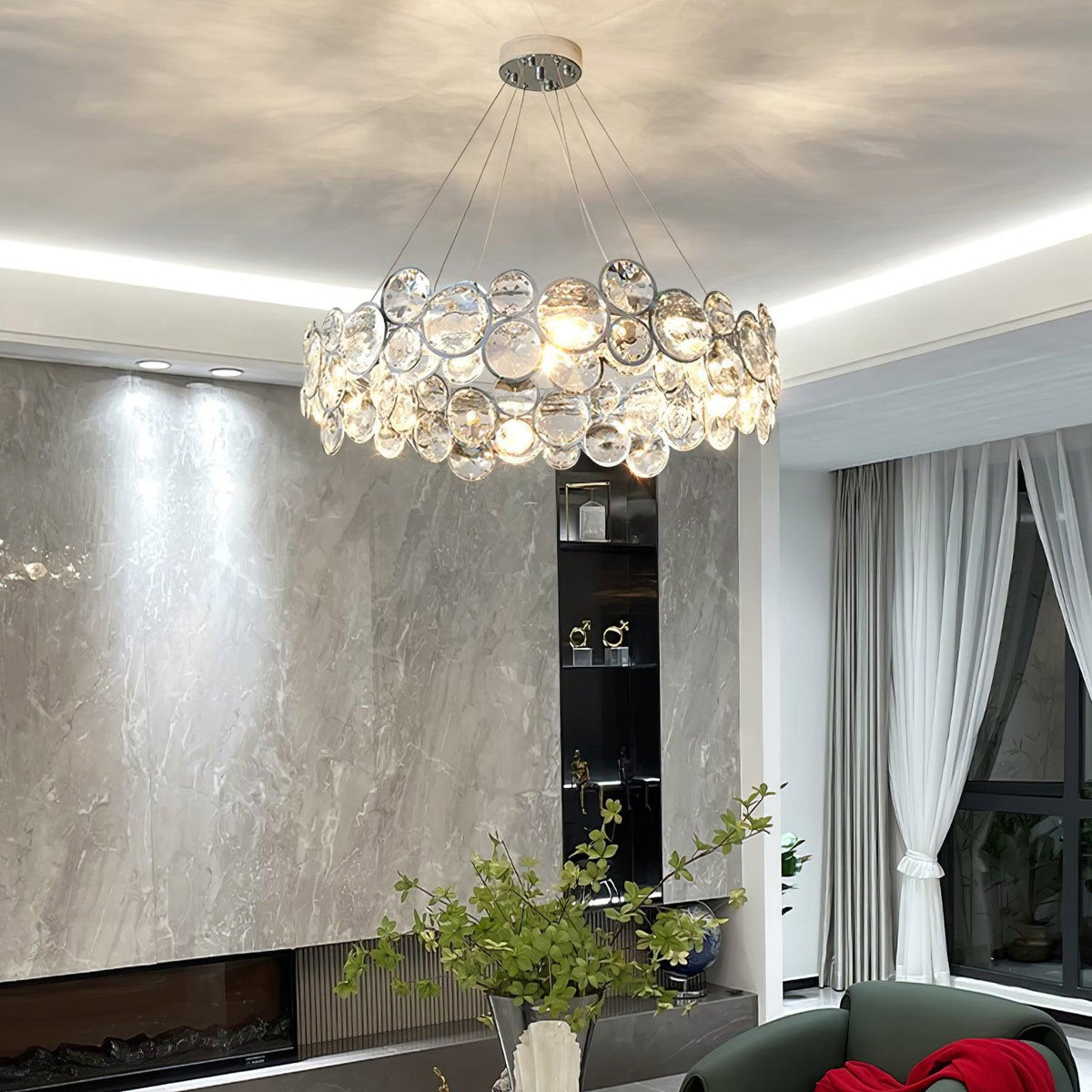 Orlenwyn Crystal Chandelier-Moonnatur