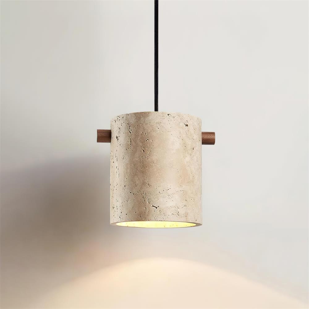 Breveneth Travertine Pendant Light-Moonnatur
