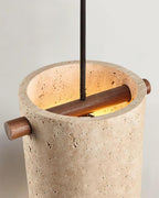 Breveneth Travertine Pendant Light-Moonnatur