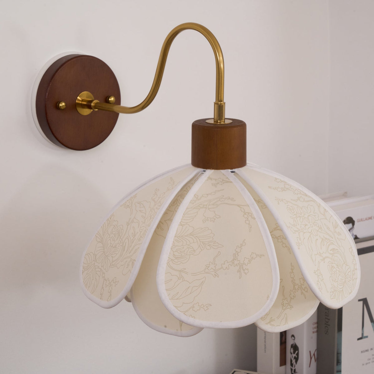 Carnelvale Fabric Wall Light-Moonnatur