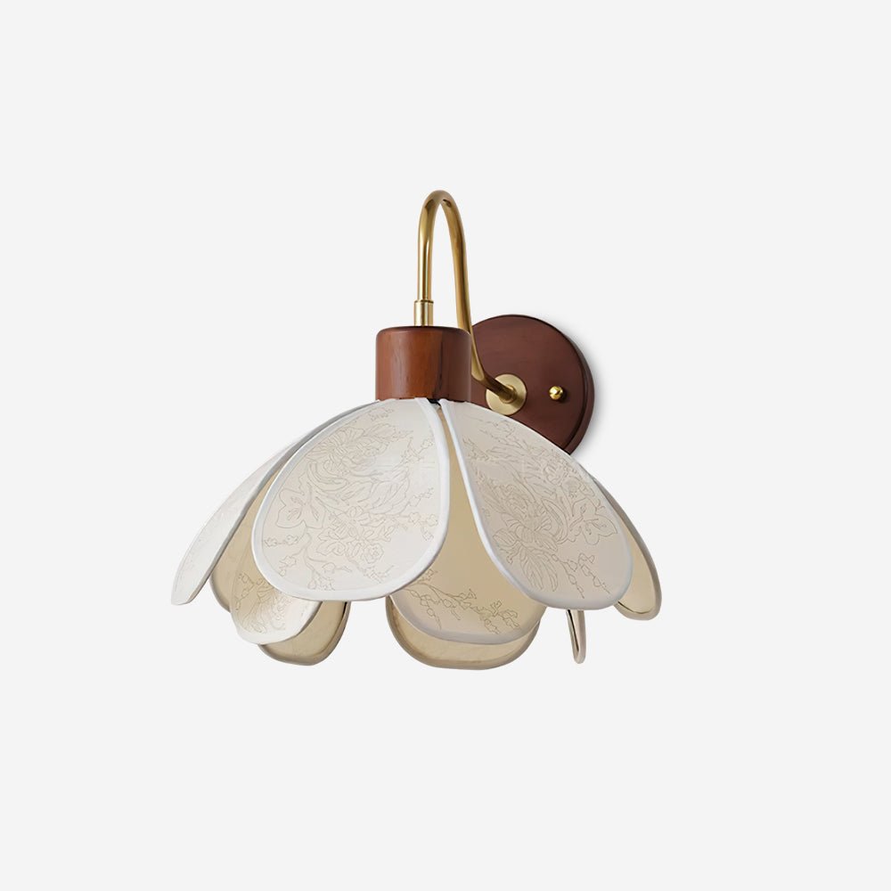 Carnelvale Fabric Wall Light-Moonnatur