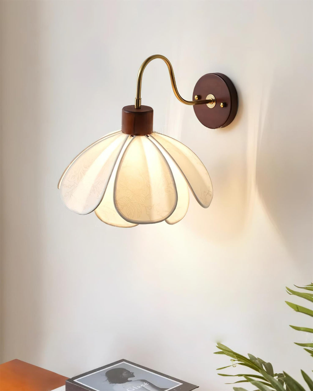 Vardenmoss Fabric Wall Light-Moonnatur