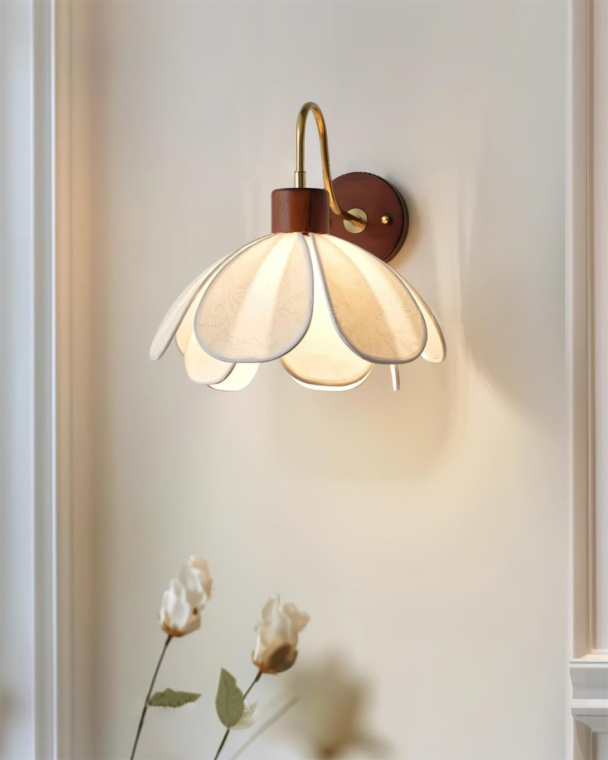 Vardenmoss Fabric Wall Light-Moonnatur