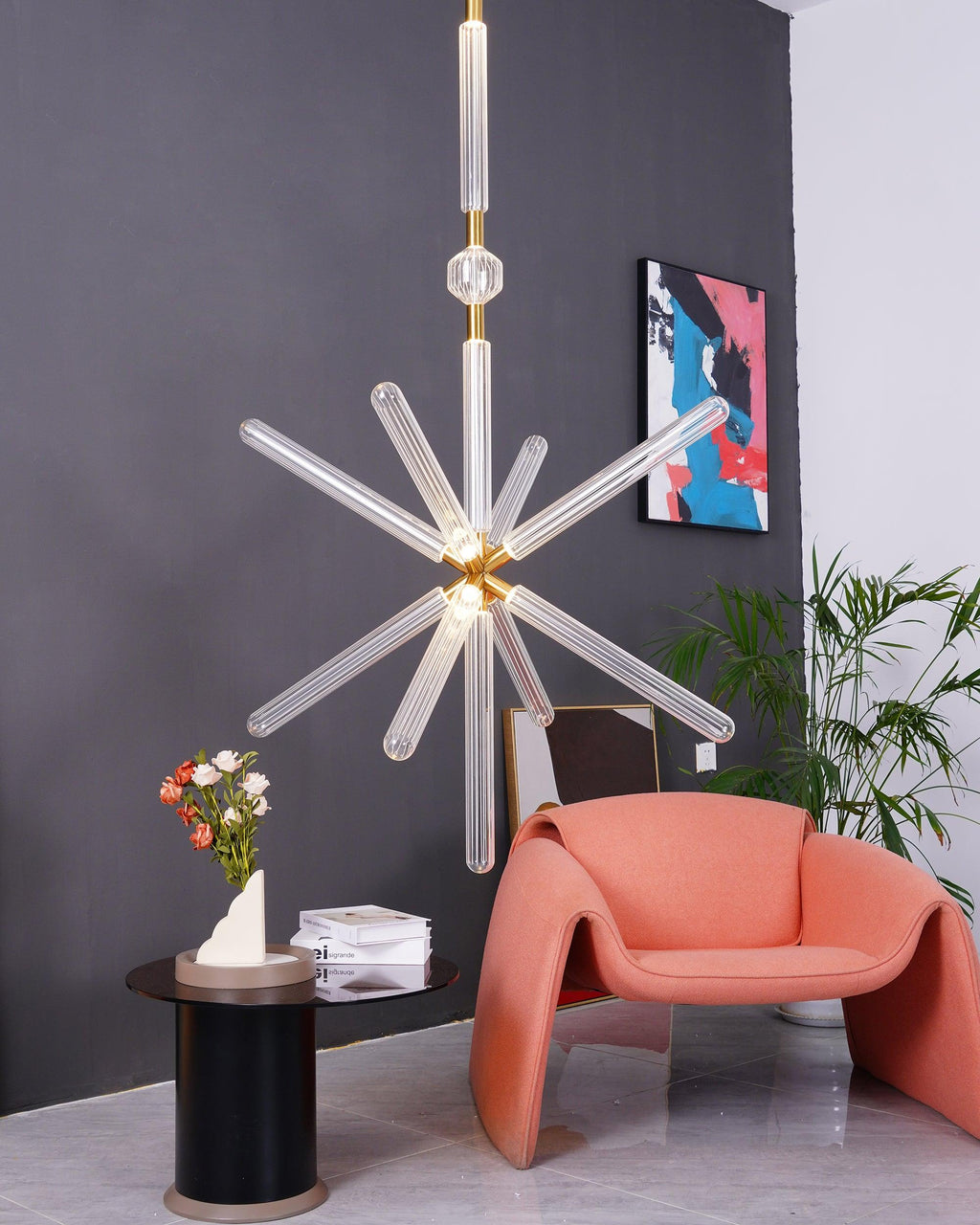 Elysara Glass Pendant Light-Moonnatur