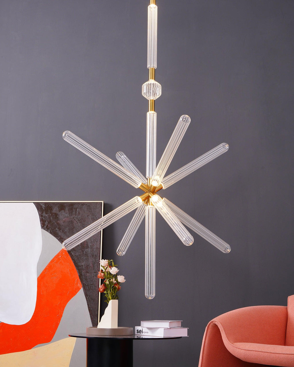 Elysara Glass Pendant Light-Moonnatur
