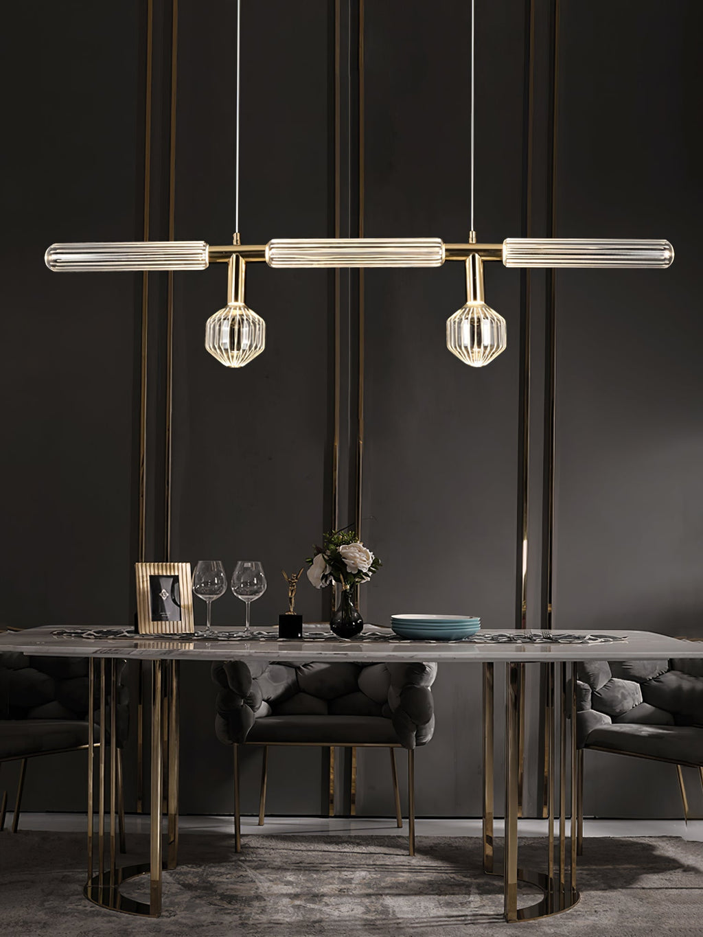 Elysara Glass Pendant Light-Moonnatur