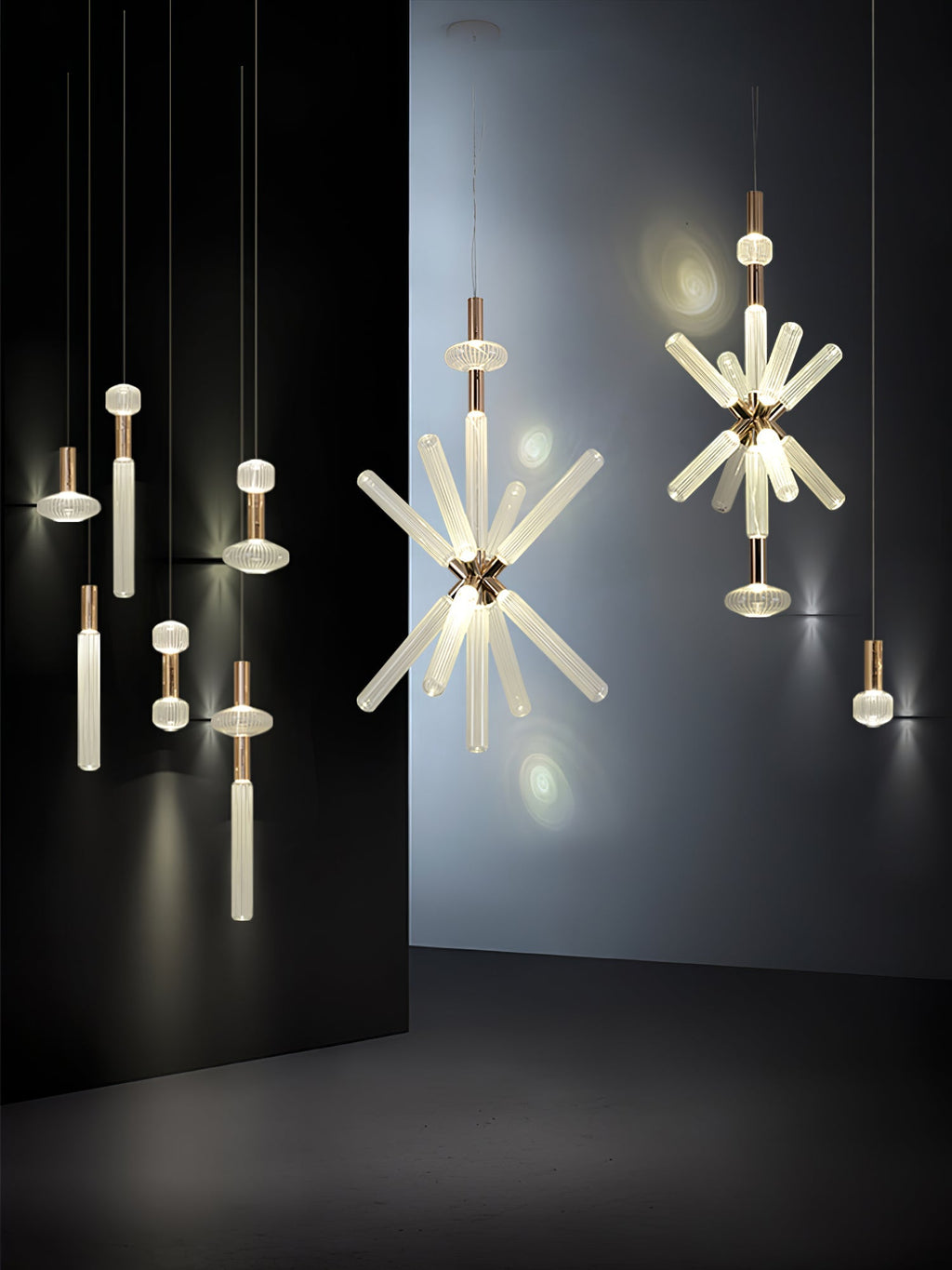 Elysara Glass Pendant Light-Moonnatur