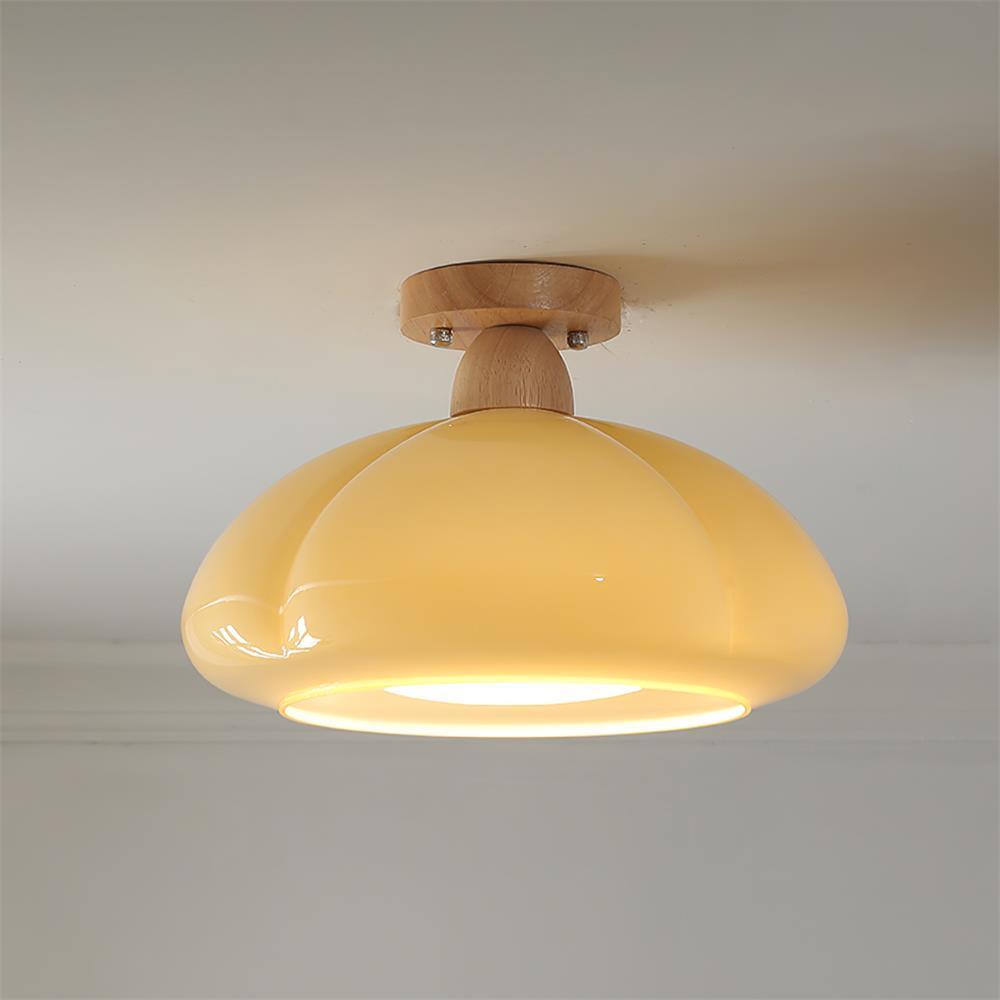Zelvengrove Wood Ceiling Light-Moonnatur