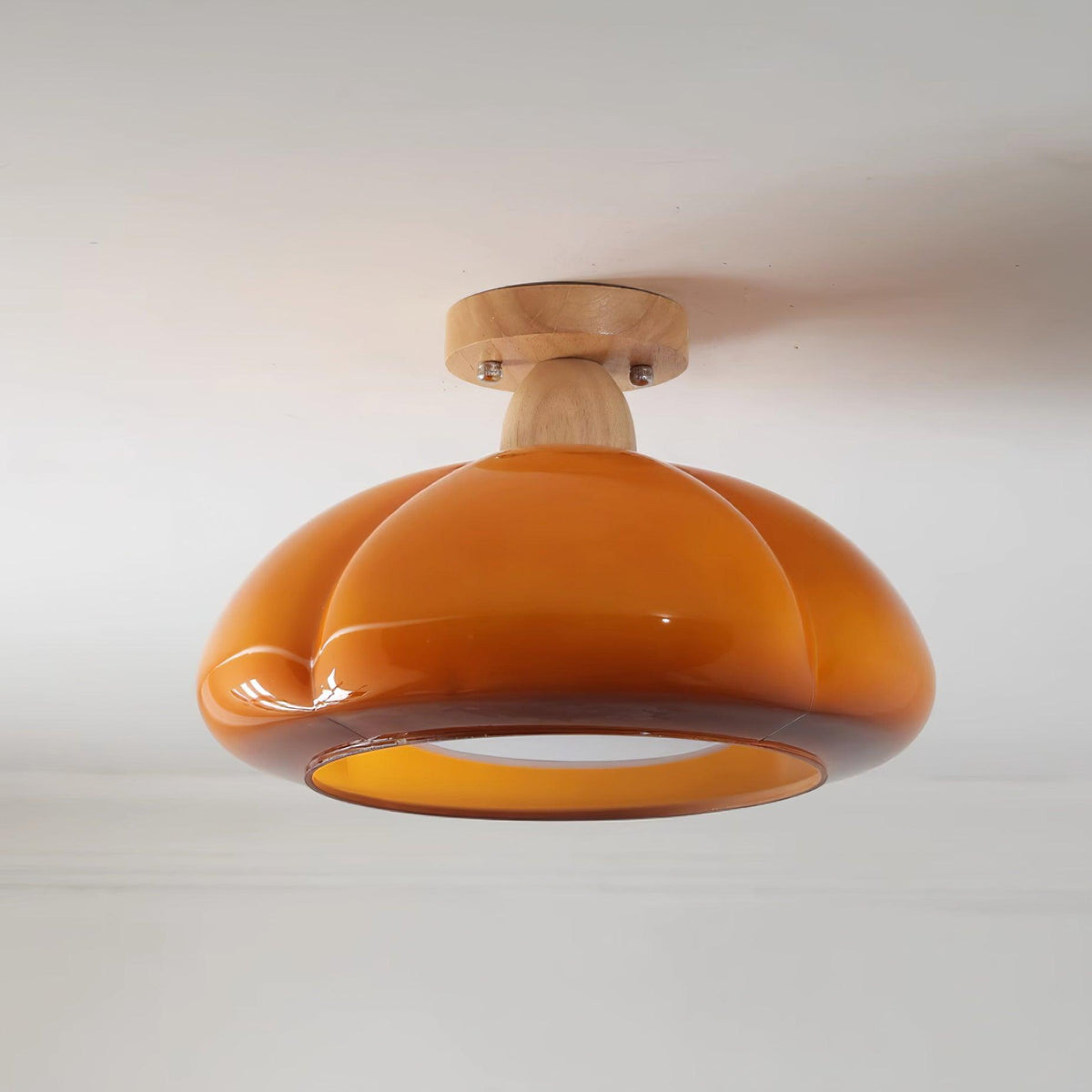 Zelvengrove Wood Ceiling Light-Moonnatur