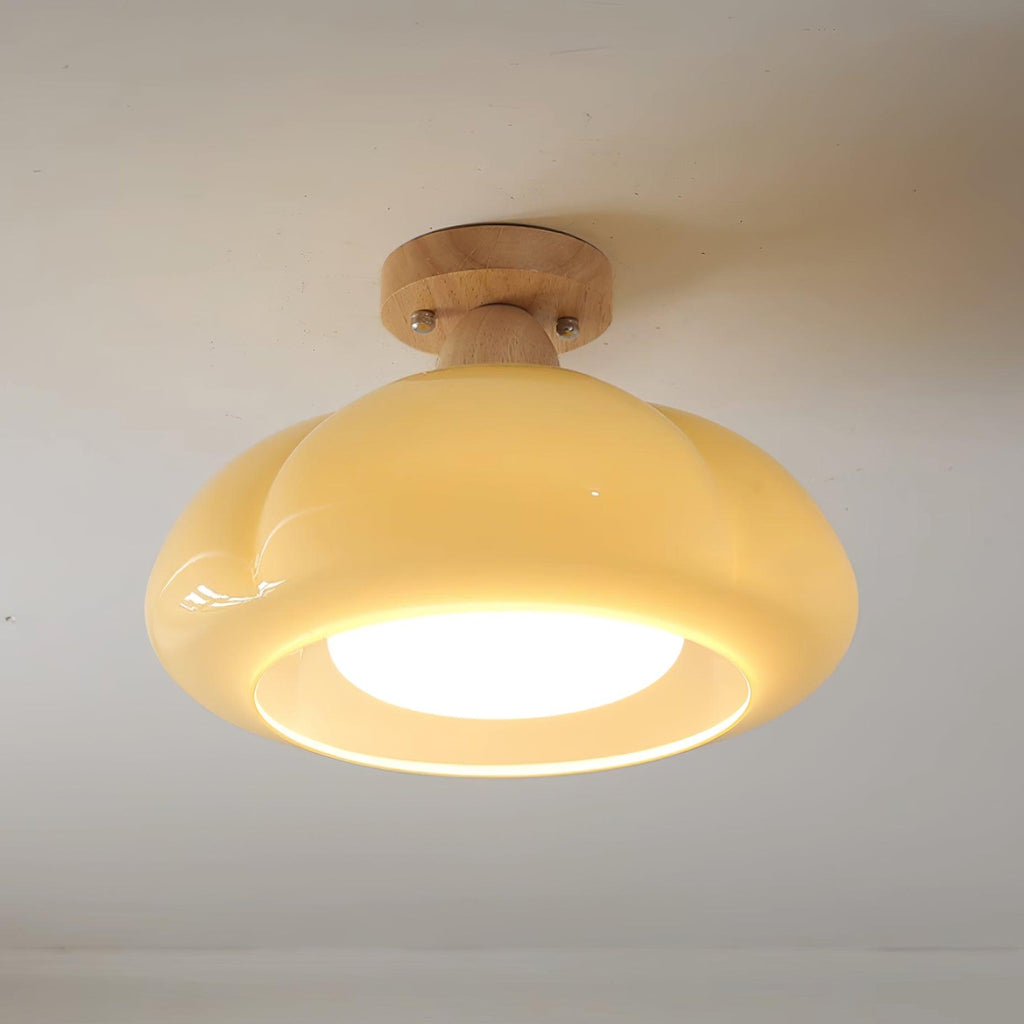 Zelvengrove Wood Ceiling Light-Moonnatur
