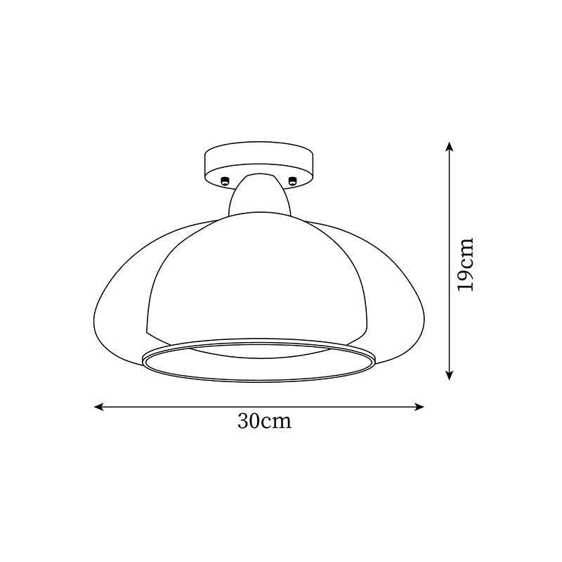 Zelvengrove Wood Ceiling Light-Moonnatur
