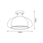 Zelvengrove Wood Ceiling Light-Moonnatur