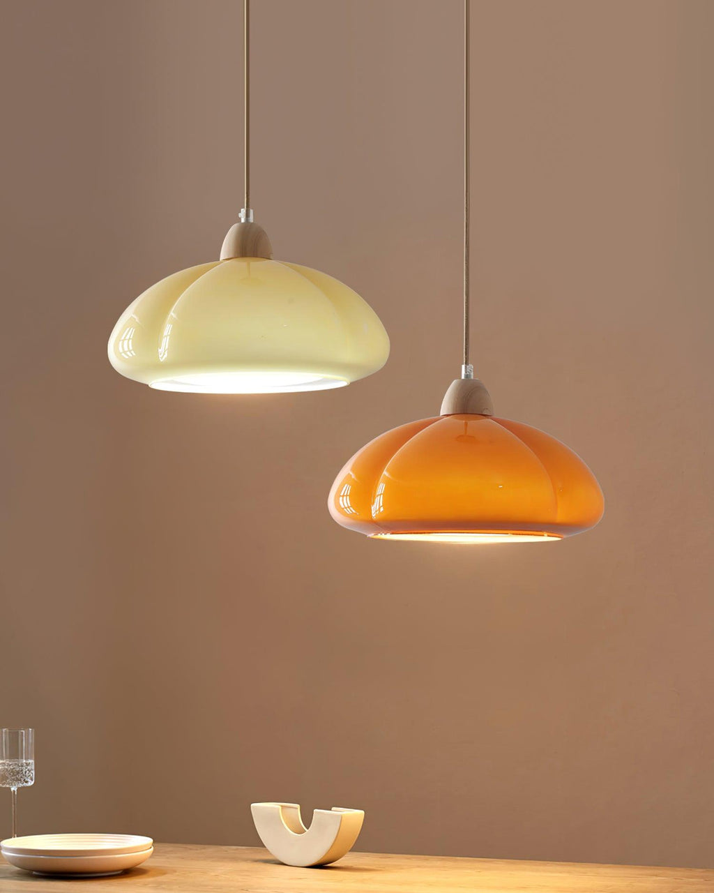 Sardenevia Glass Pendant Light-Moonnatur