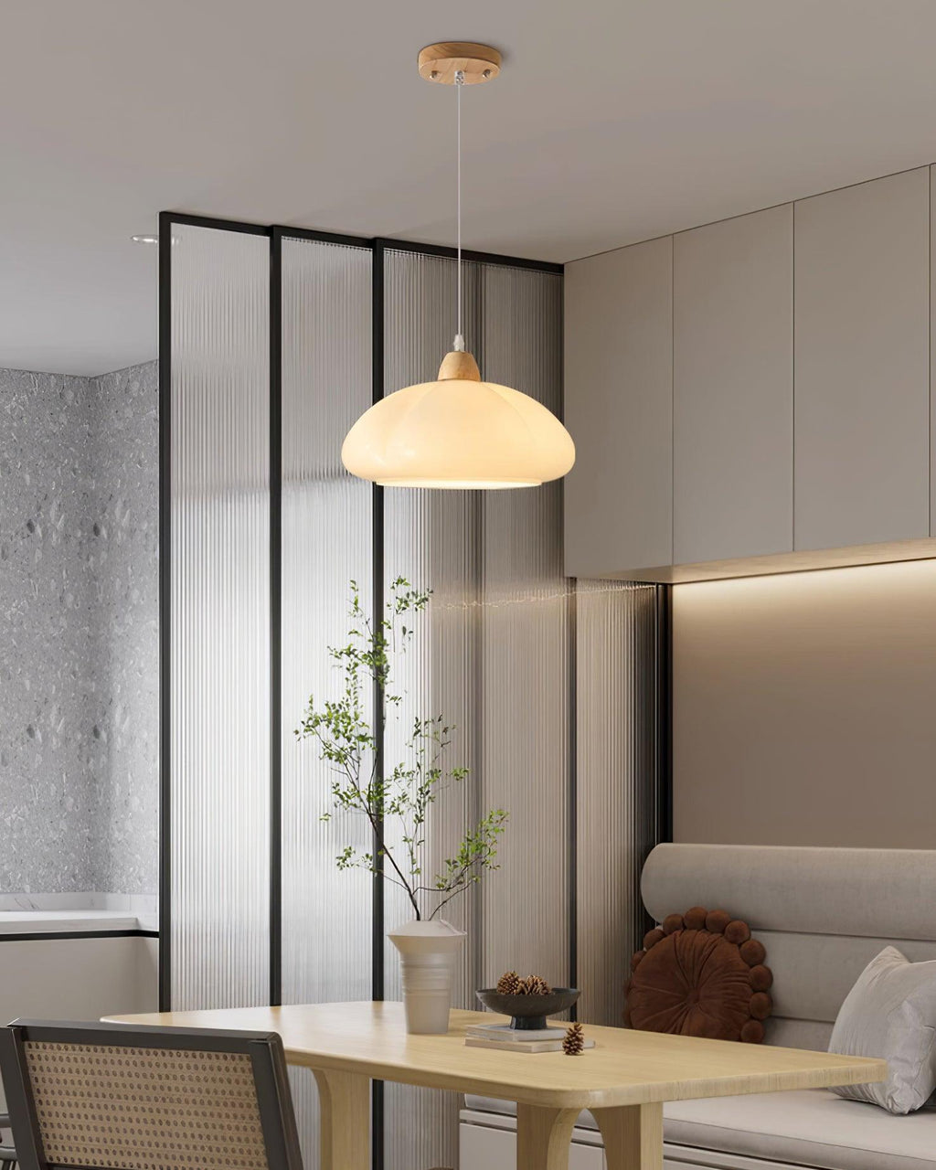 Sardenevia Glass Pendant Light-Moonnatur