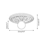 Barrowelis Acrylic Ceiling Light-Moonnatur