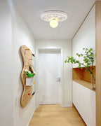 Baldenlark Resin Ceiling Light-Moonnatur