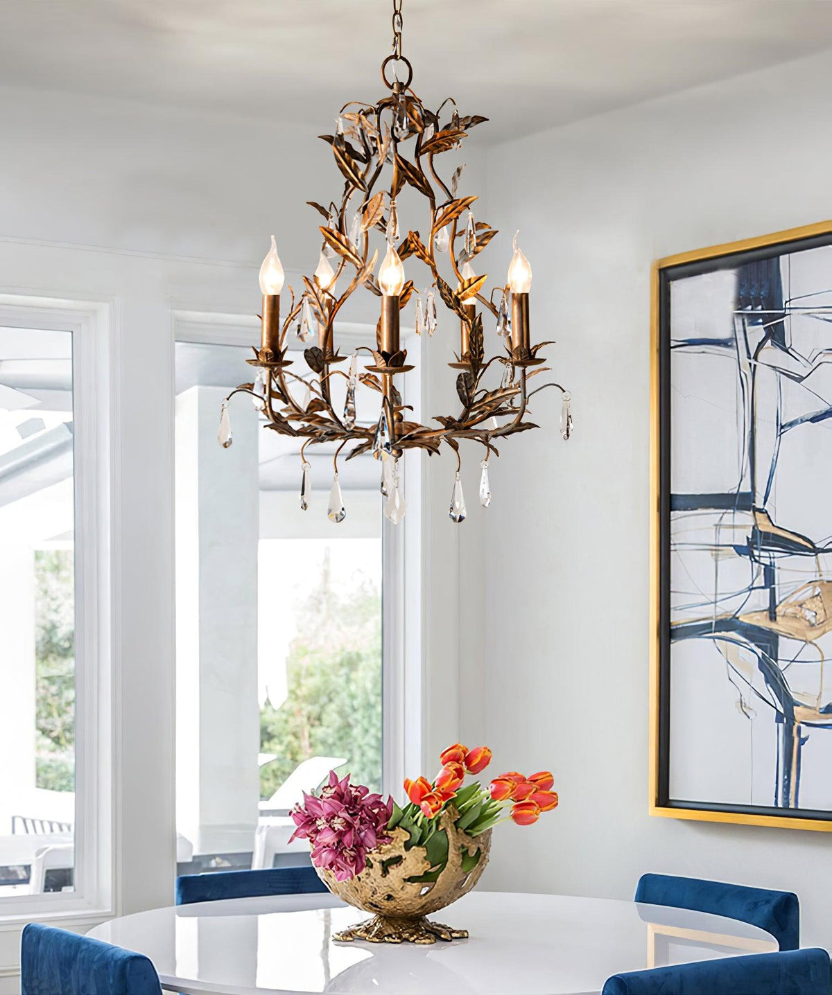Berelfield Glass Chandelier-Moonnatur