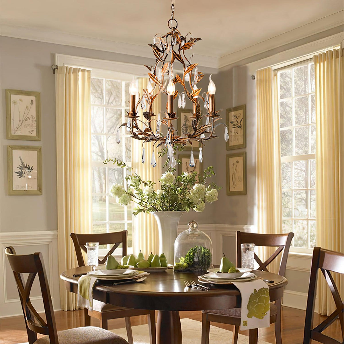 Berelfield Glass Chandelier-Moonnatur