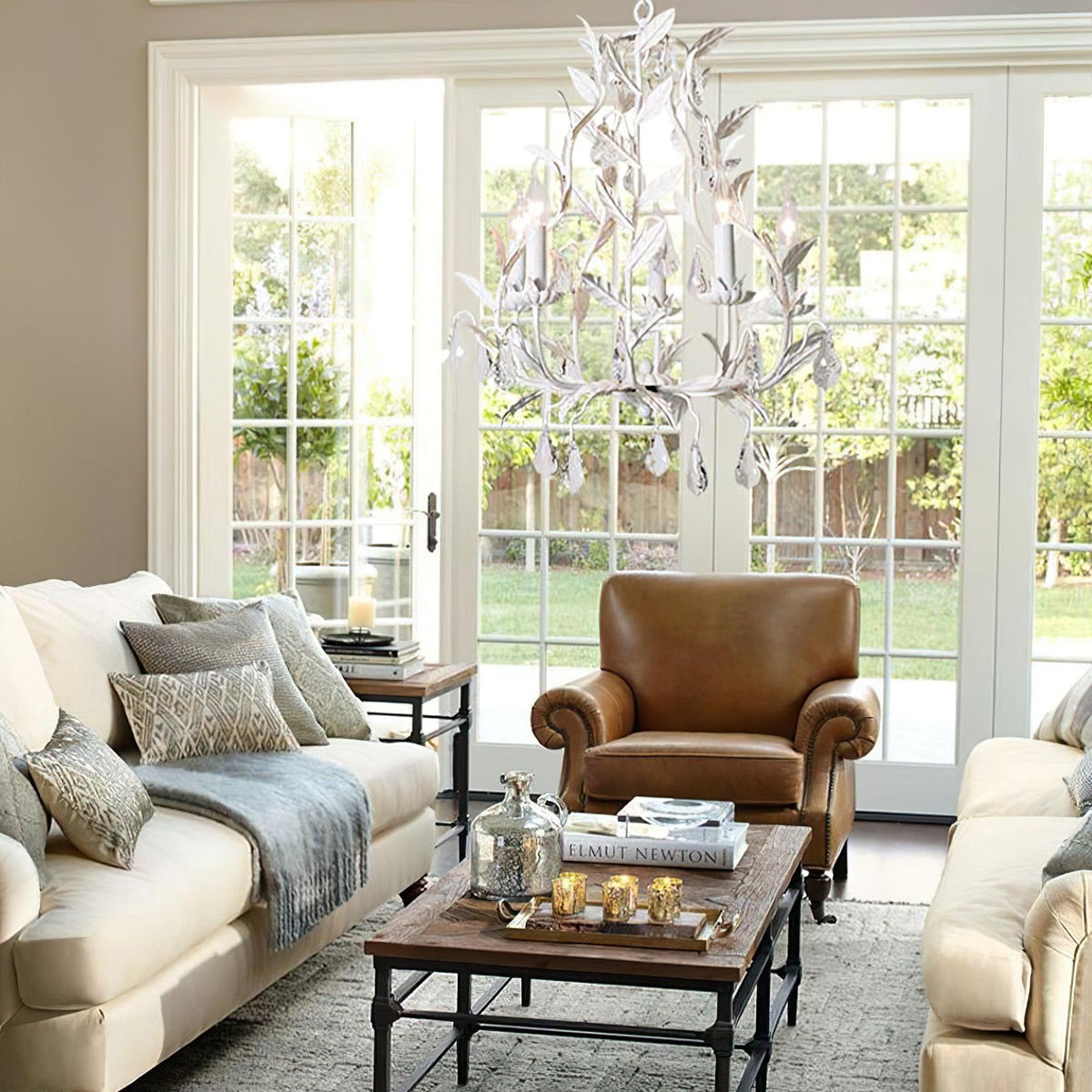 Berelfield Glass Chandelier-Moonnatur