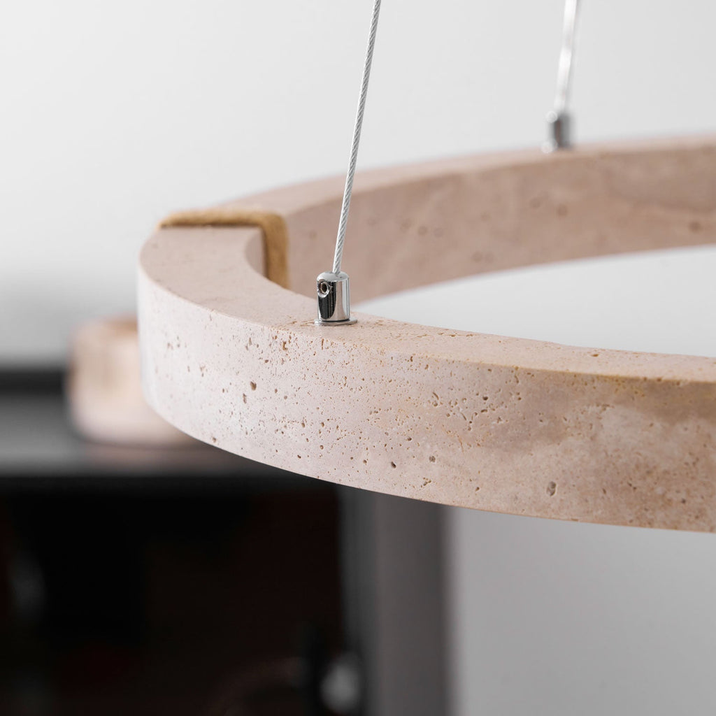 Drenara Travertine Chandelier-Moonnatur