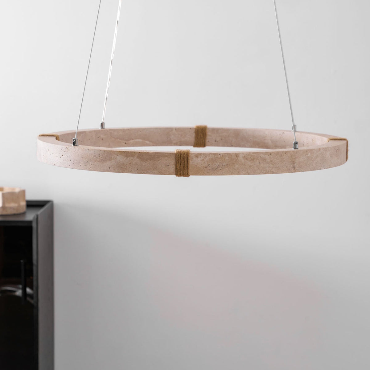 Drenara Travertine Chandelier-Moonnatur