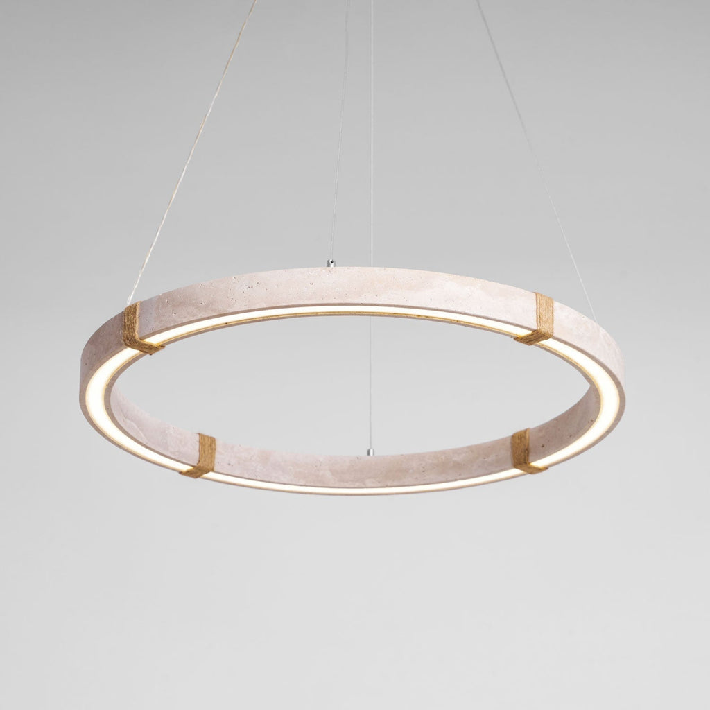 Drenara Travertine Chandelier-Moonnatur