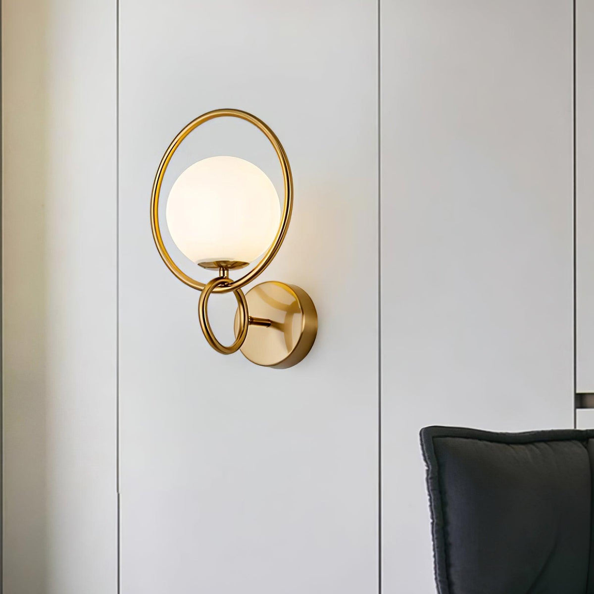 Ivrenvale Glass Wall Light-Moonnatur