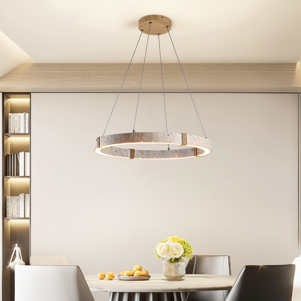 Haldelaria Stone Pendant Light-Moonnatur