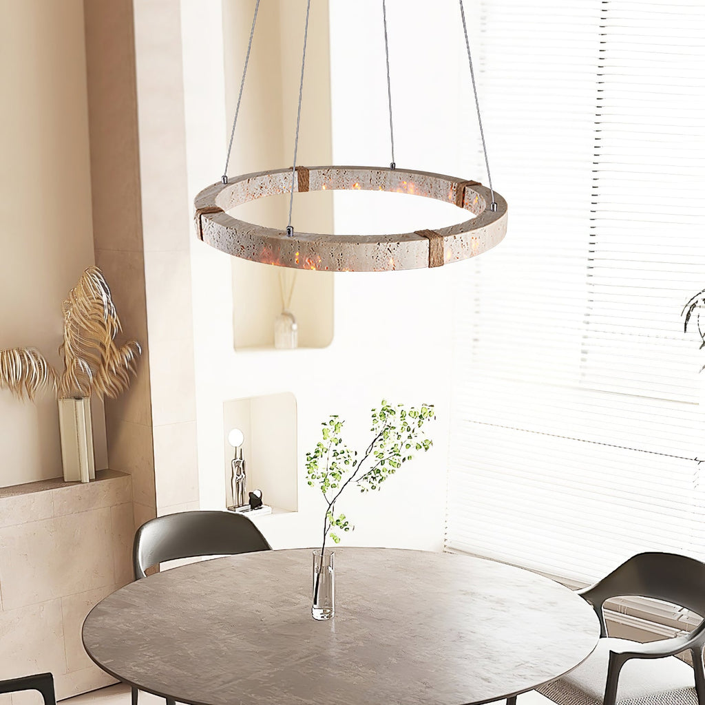 Haldelaria Stone Pendant Light-Moonnatur