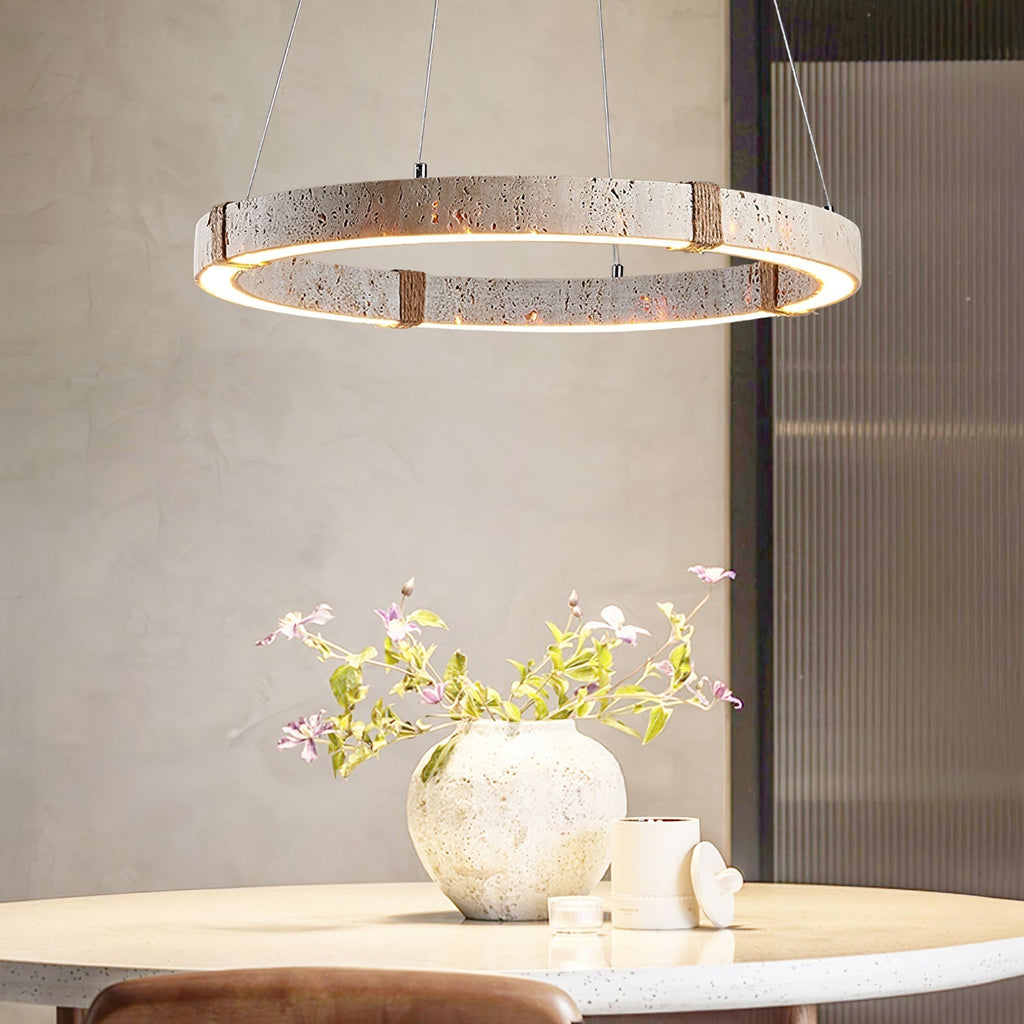 Haldelaria Stone Pendant Light-Moonnatur