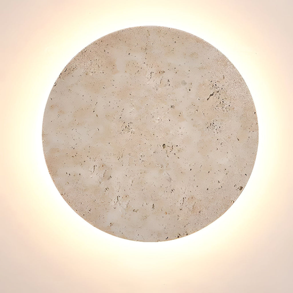 Ashencove Travertine Wall Light-Moonnatur