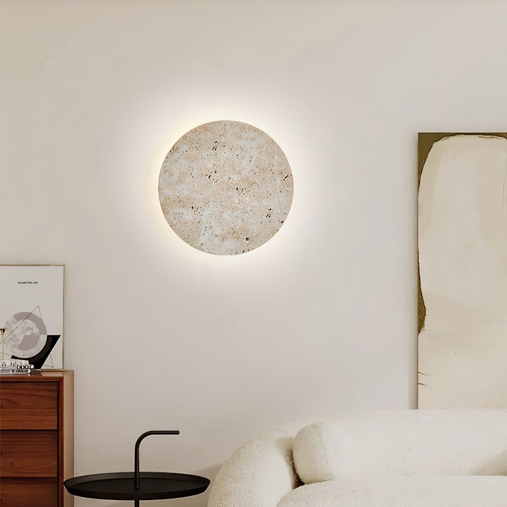 Ashencove Travertine Wall Light-Moonnatur