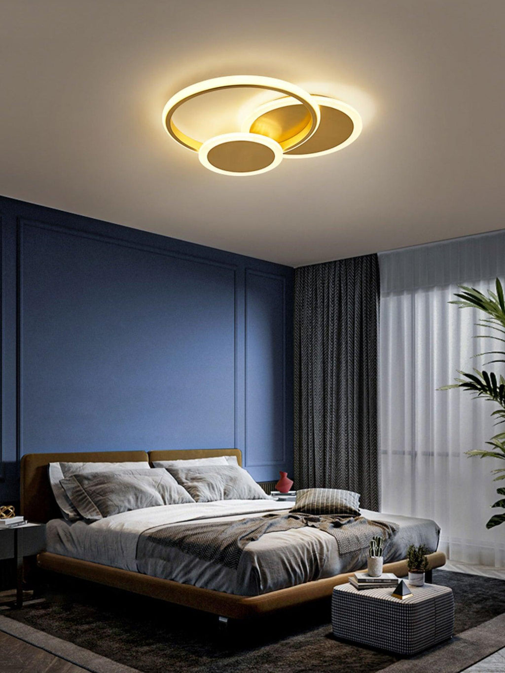 Baldenora Brass Ceiling Light-Moonnatur
