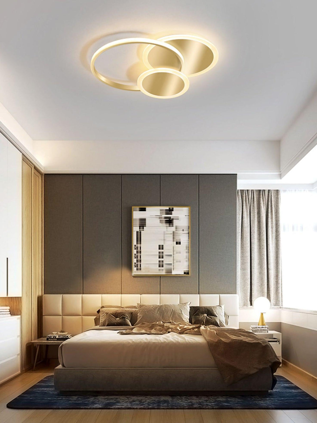 Baldenora Brass Ceiling Light-Moonnatur