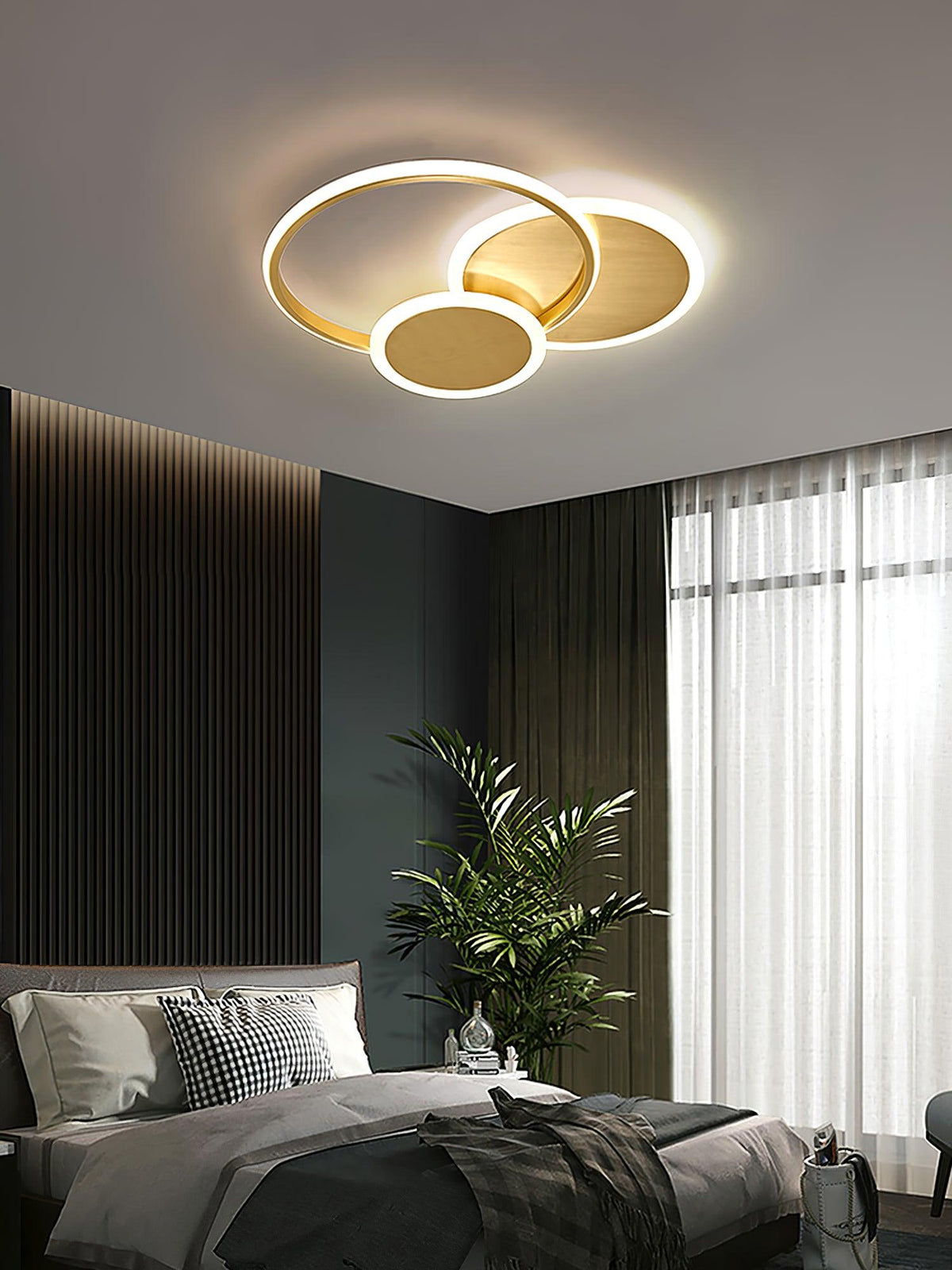 Baldenora Brass Ceiling Light-Moonnatur