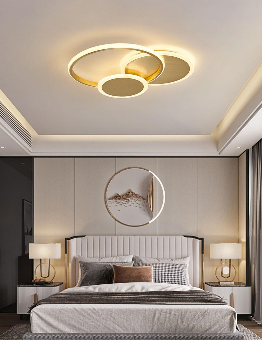 Baldenora Brass Ceiling Light-Moonnatur
