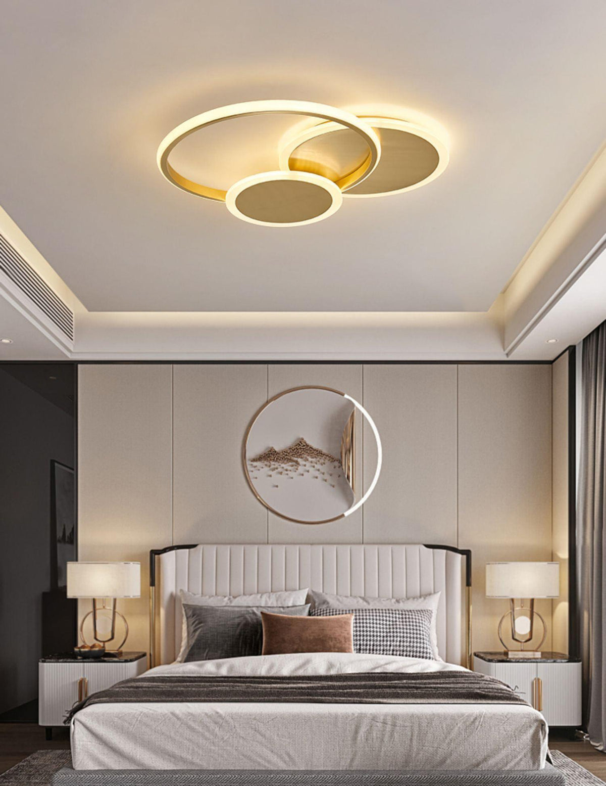 Baldenora Brass Ceiling Light-Moonnatur