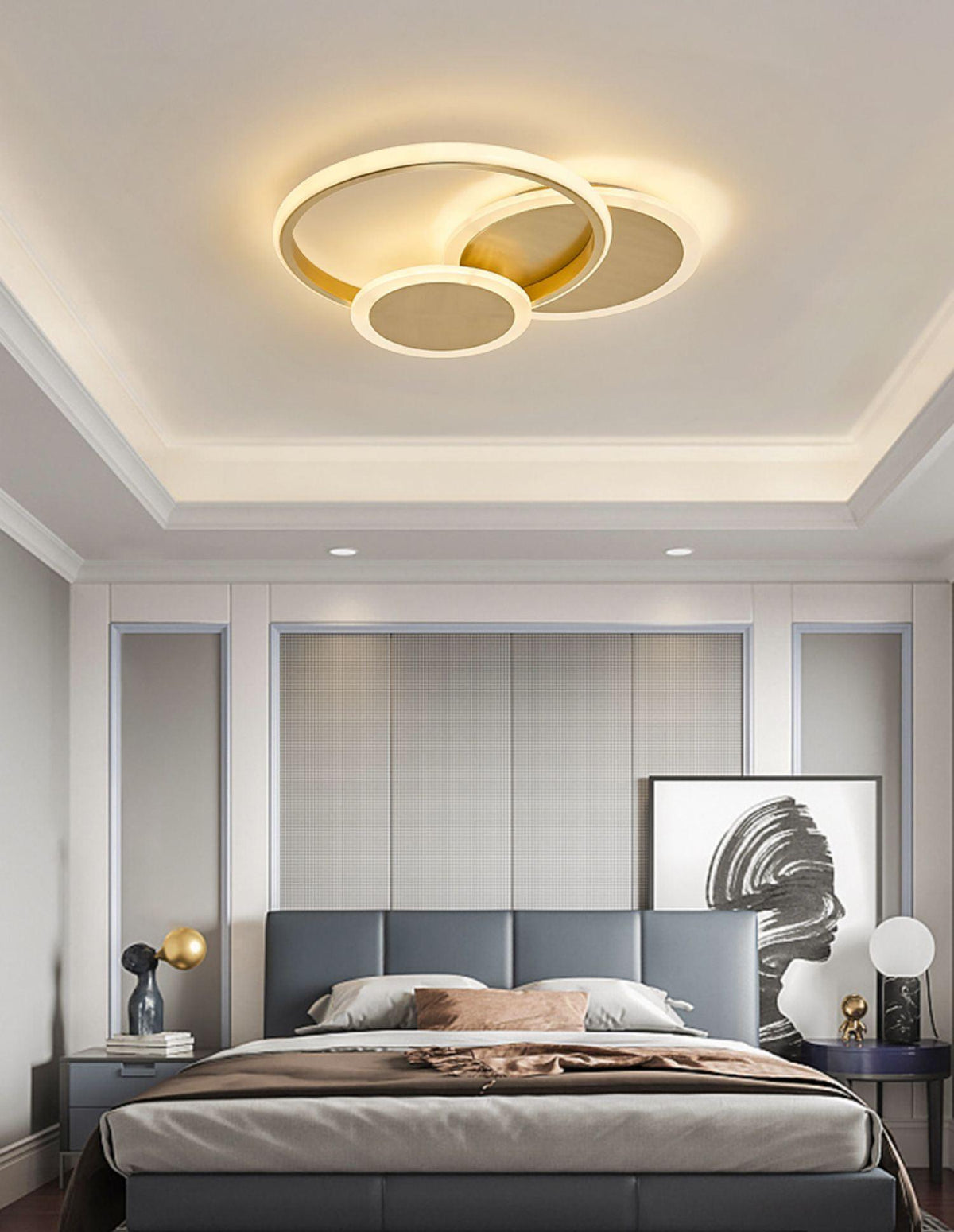 Baldenora Brass Ceiling Light-Moonnatur