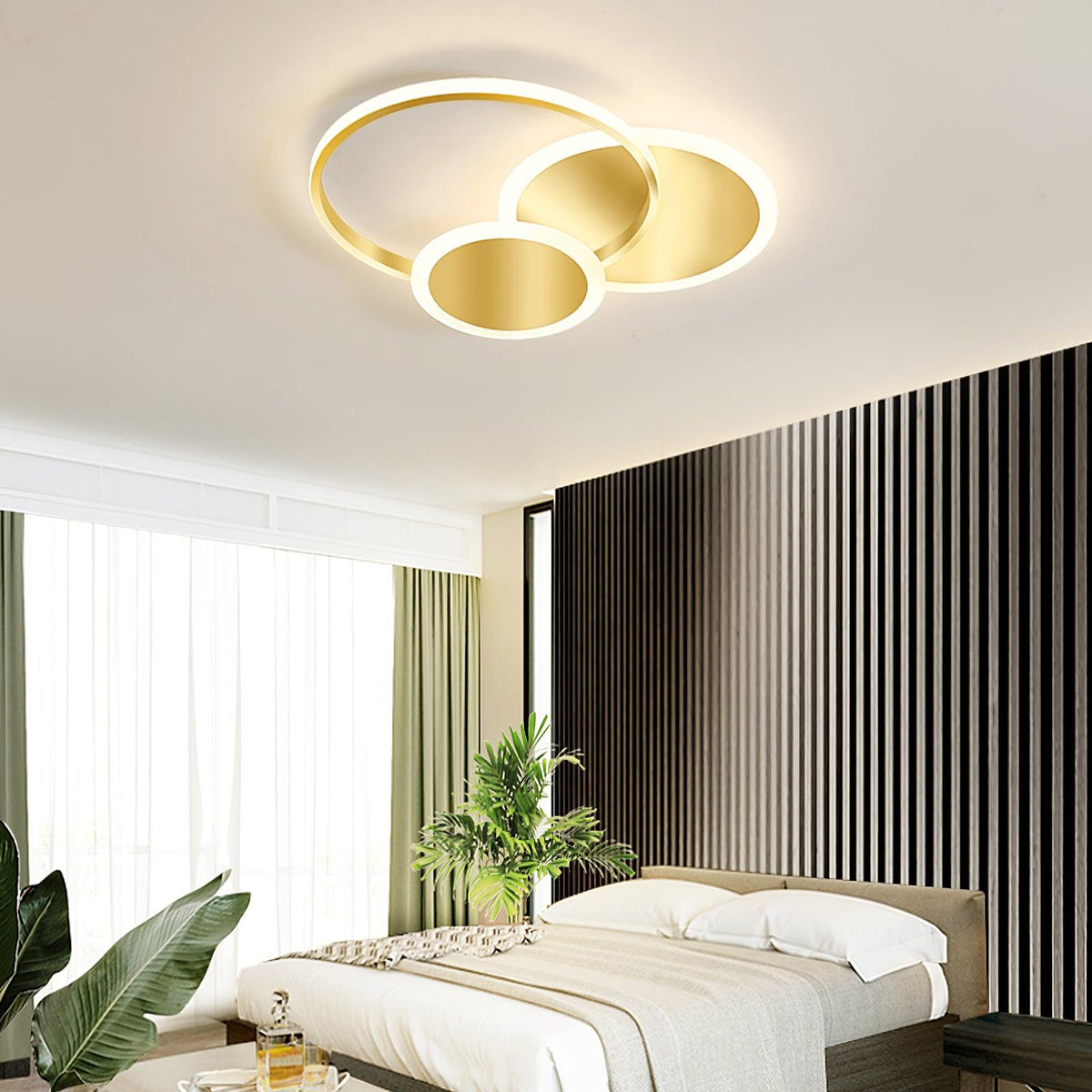 Baldenora Brass Ceiling Light-Moonnatur