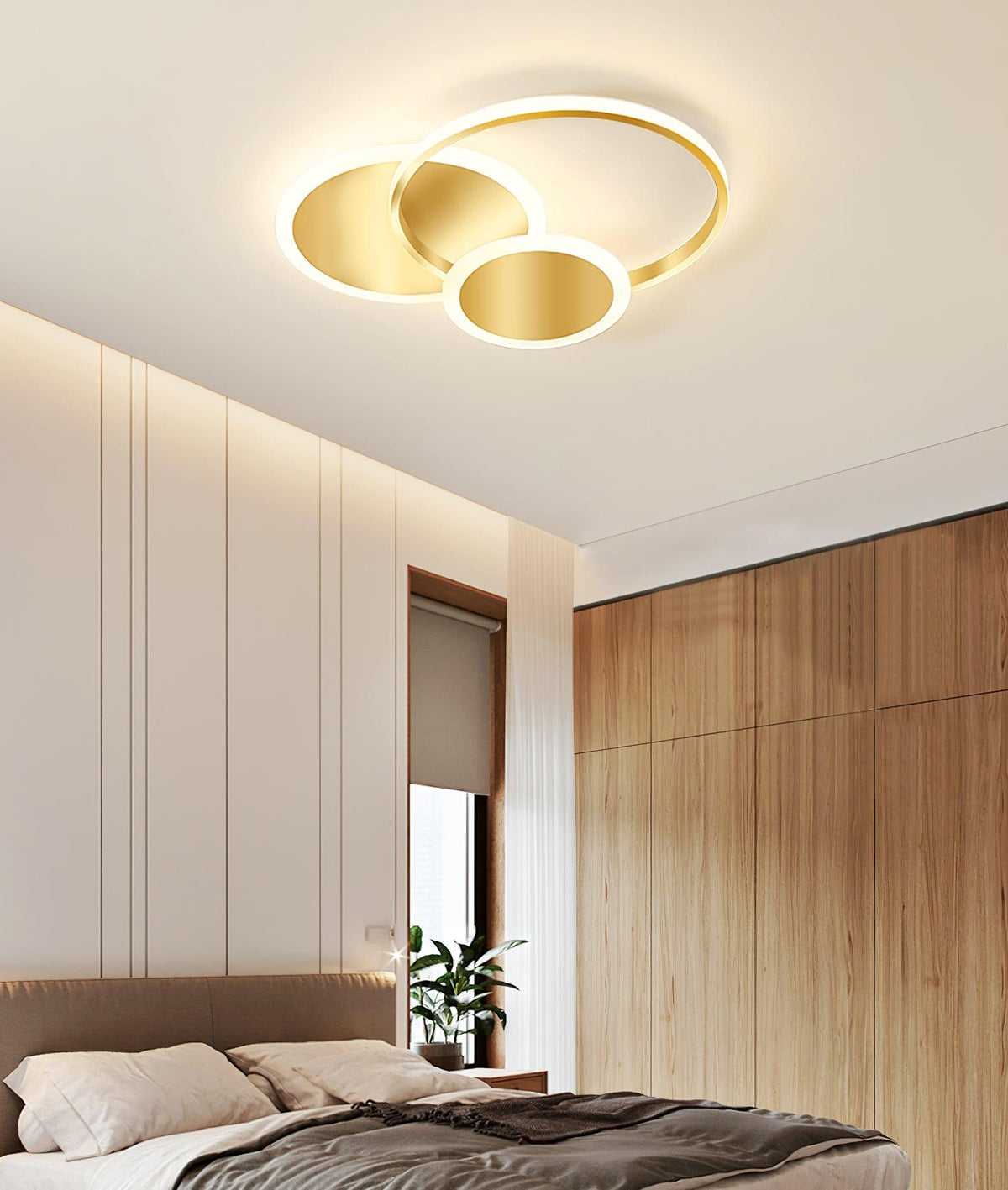 Baldenora Brass Ceiling Light-Moonnatur